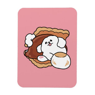 Imán Perro Divertido y Diseño de S'more – Castigo de Am