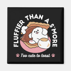 Imán Perro Divertido y Diseño de S'more – Castigo de Am