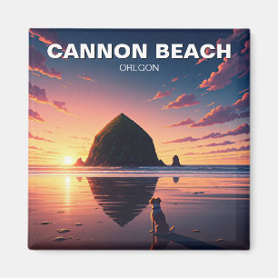 Imán Perro en Cannon Beach Oregon