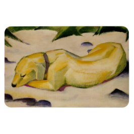 Imán Perro en la Nieve (por Franz Marc)