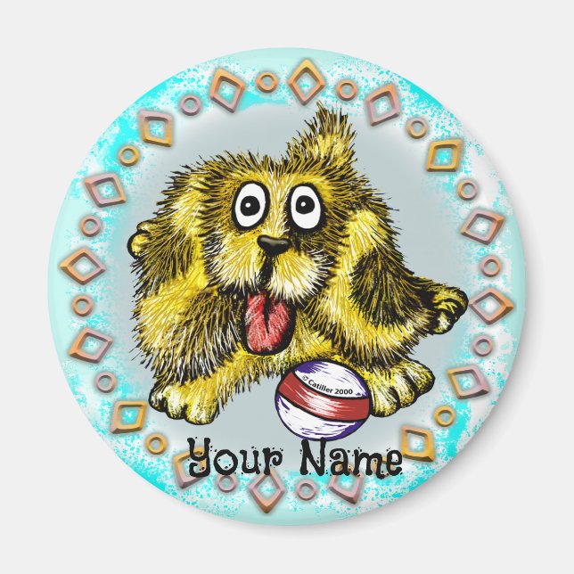 Imán Perro en tiempo de reproducción (Frente)