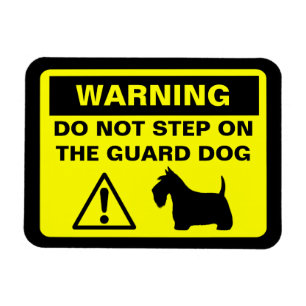 Imán Perro Guardián Divertido Terrier Escocés de Advert