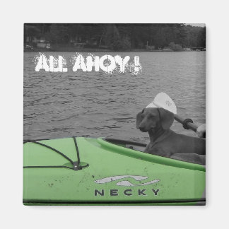 Imán Perro Kayaking Wiener