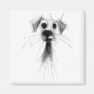Imán Perro Lover Abstracto Crítico Arte Cupo Cachorro C