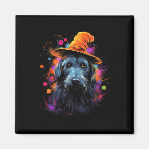 Imán Perro Mascota irlandés Wolfhound Halloween