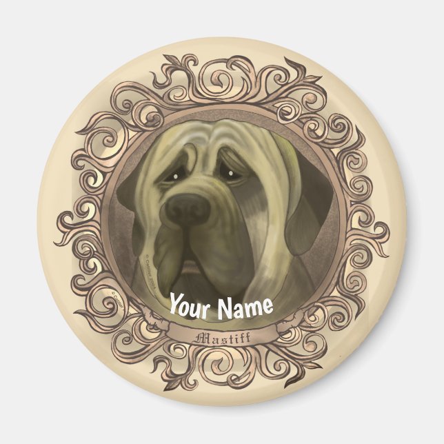 Imán Perro Mastín  (Frente)