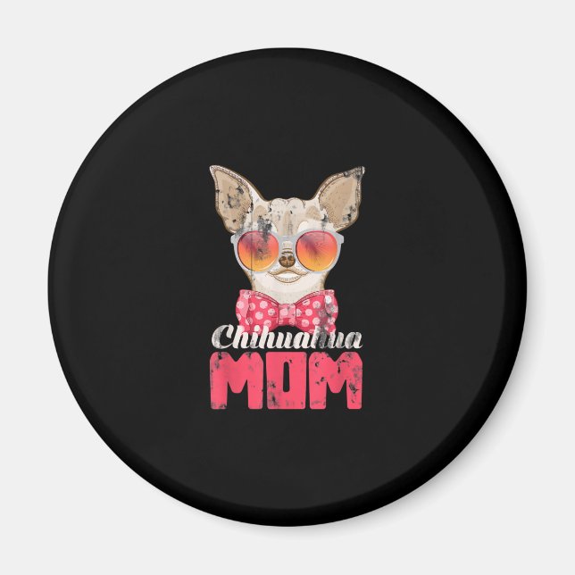 Imán Perro Mom Chihuahua (Frente)