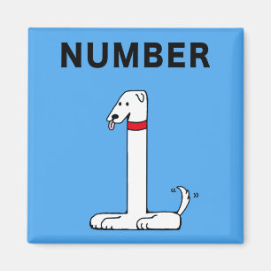 Imán Perro número uno