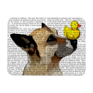 Imán Perro pastor alemán y pato