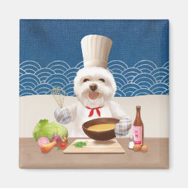 Imán Perro pequeño chef