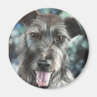 Imán Perro perrito de gray terrier