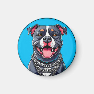 Imán Perro Pitbull