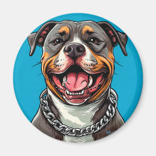 Imán Perro Pitbull lindo