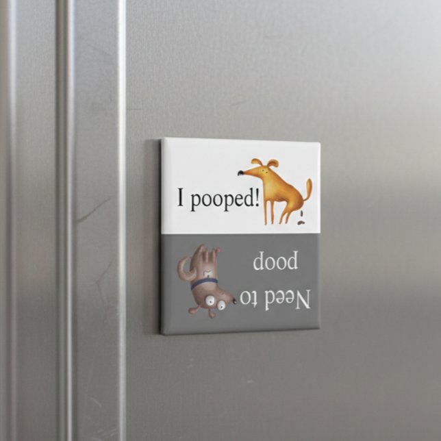 Imán Perro Potty Poop se ha ido (Subido por el creador)