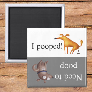 Imán Perro Potty Poop se ha ido