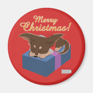 Imán Perro presente
