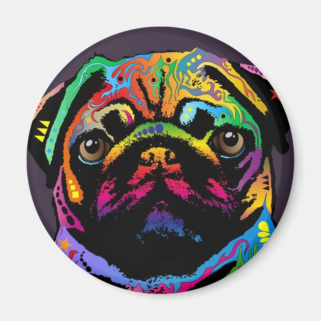 Imán Perro Pug (Frente)