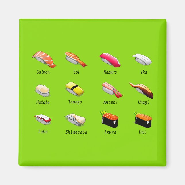 Imán Perro pug Perro cuajo amante animal (Frente)