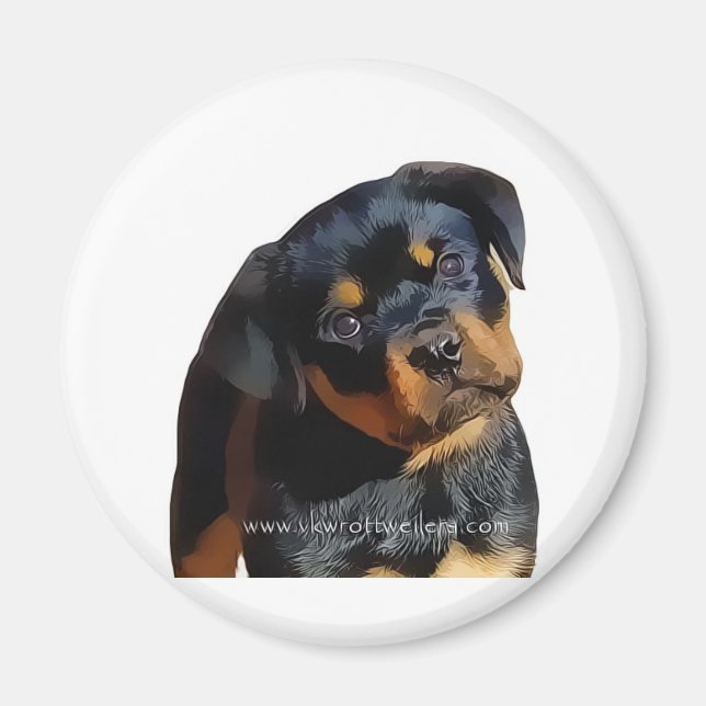 Imán Perro rottweiler (Frente)