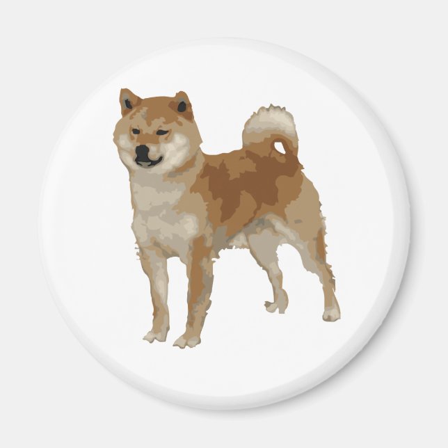 Imán Perro Shiba Inu (Frente)