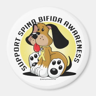 Imán Perro Spina Bifida