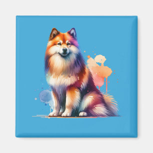 Imán Perro Spitz finlandés