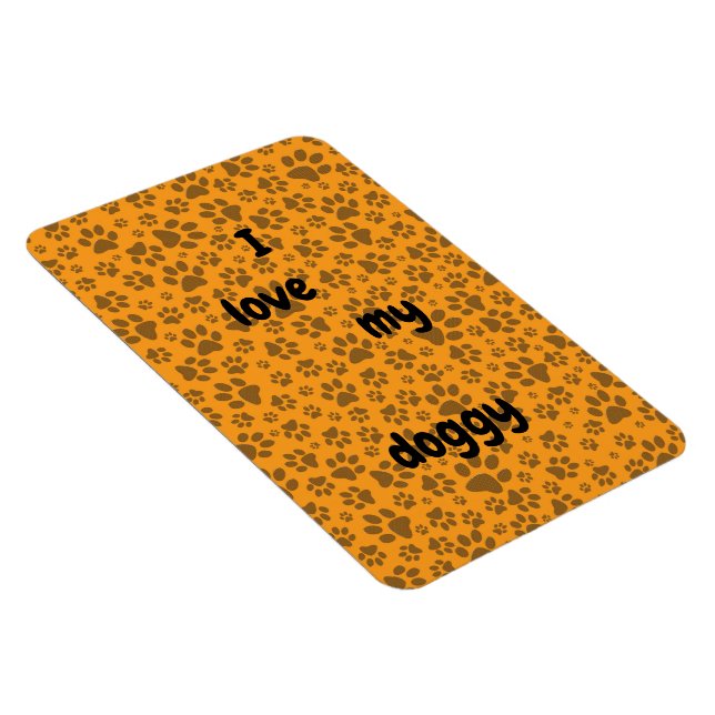 Imán Perro traza un punto de polka blanco y negro en da (Lado Derecho)