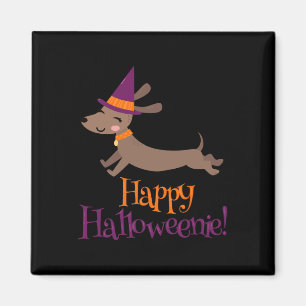Imán Perro Vienés de Halloween Esqueleto Amante de Dach