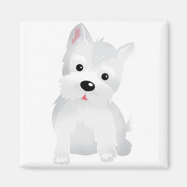 Imán Perro Westie (Frente)