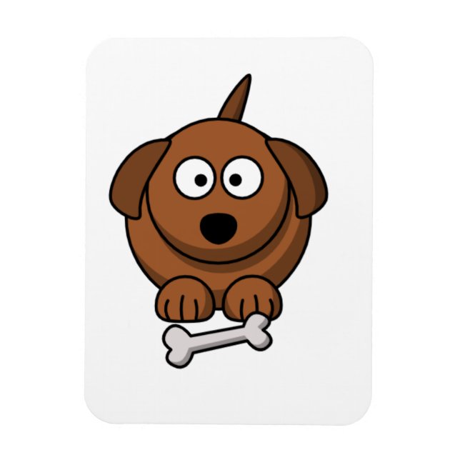 Imán perro x hueso (Vertical)
