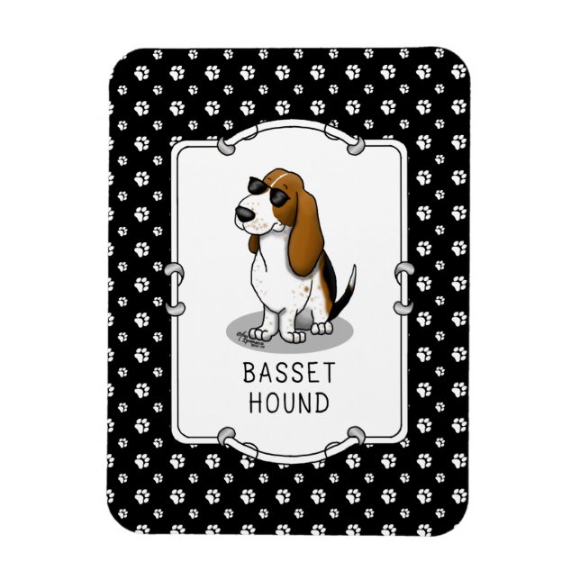 Imán Perro y gafas de sol del conjunto básico de Guay ( (Vertical)