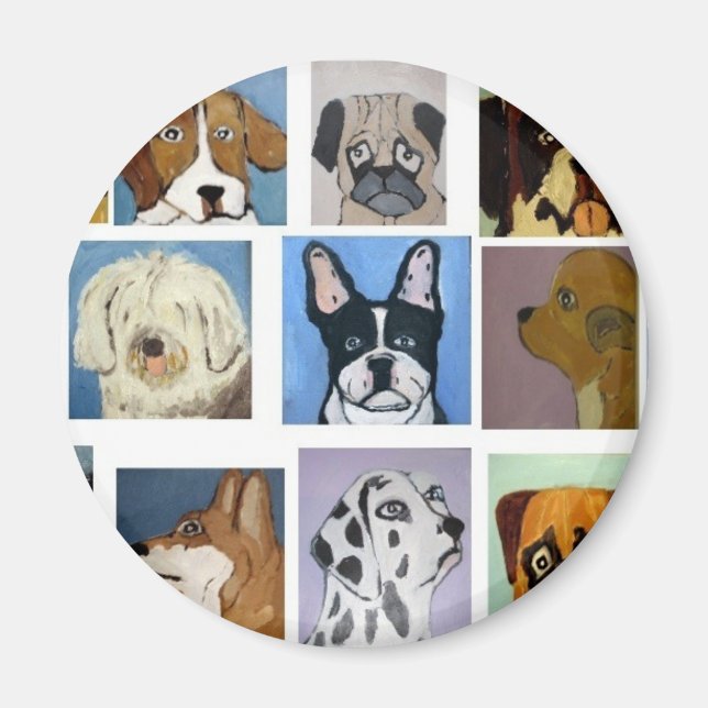 Imán perros de eric ginsburg (Frente)