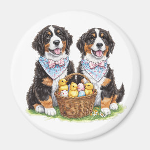 Imán Perros de montaña de la Semana Santa Bernesa