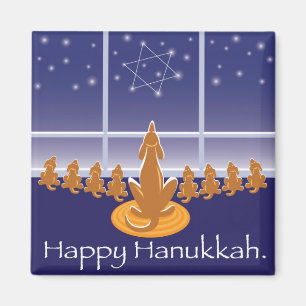 Imán Perros de WagsToWishes_Menorah