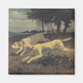 Imán Perros en ejecución (Beagles) (por Constant Troyon