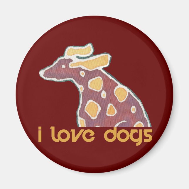 Imán perros enamorados (Frente)