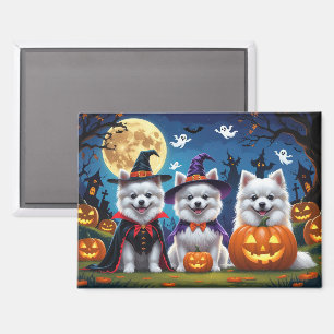 Imán Perros esquimales americanos calabaza Halloween di