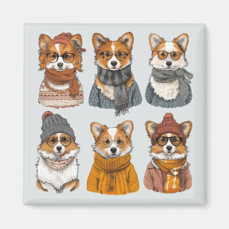 Imán Perros galeses de moda Corgi
