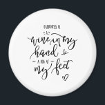 Imán Perros Vino Amor Felicidad Cita Mano Funky Leída<br><div class="desc">Perros Wine Love Happiness Cita Funky Hand Lettered Magnet © Gorjo Designs. Impreso por Zazzle. // ¿Necesita un diseño personalizado? ¿Tienes otras ideas? No dude en ponerse en contacto conmigo en: zoe@gorjodesigns.com</div>