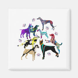 Imán Perros y patas