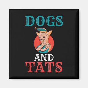 Imán Perros Y Tatuajes Tentadores Tácticos Lover