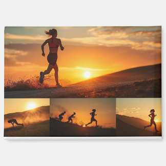 Imán Persiguiendo el Atardecer – Tarjeta Postal Magnéti