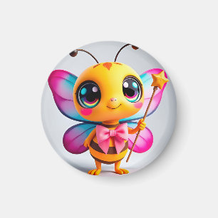 Imán Personaje de hada abeja de dibujos animados adorab