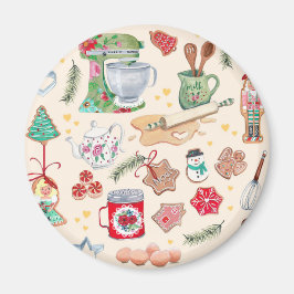 Imán Personaje de nucracker coquetas galletas de cocina