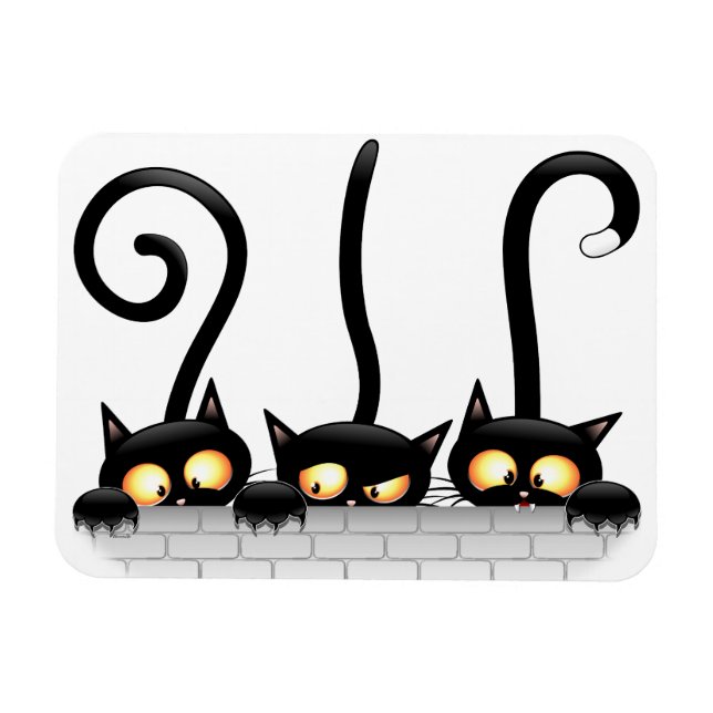 Imán Personajes traviesos, lúgubres y divertidos (Horizontal)