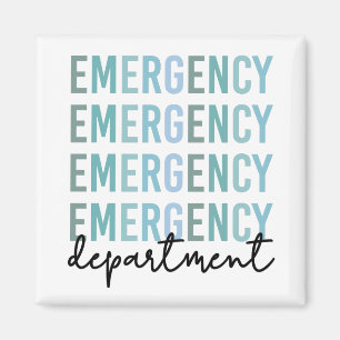 Imán Personal del Departamento de Emergencia   Enfermer