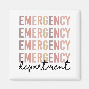 Imán Personal del Departamento de Emergencia Enfermer