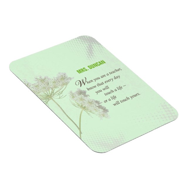 Imán Personalice, Día de Apreciación del Profesor Graci (Lado Derecho)