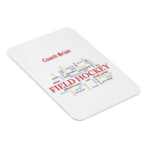 Imán Personalice, entrenador de hockey sobre hierba Gra