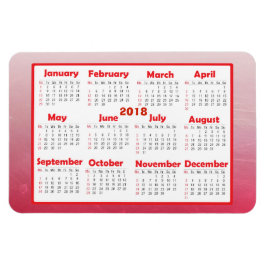 Imán Personalice este calendario de mini refrigerador d
